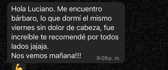 Mensaje de Daiana